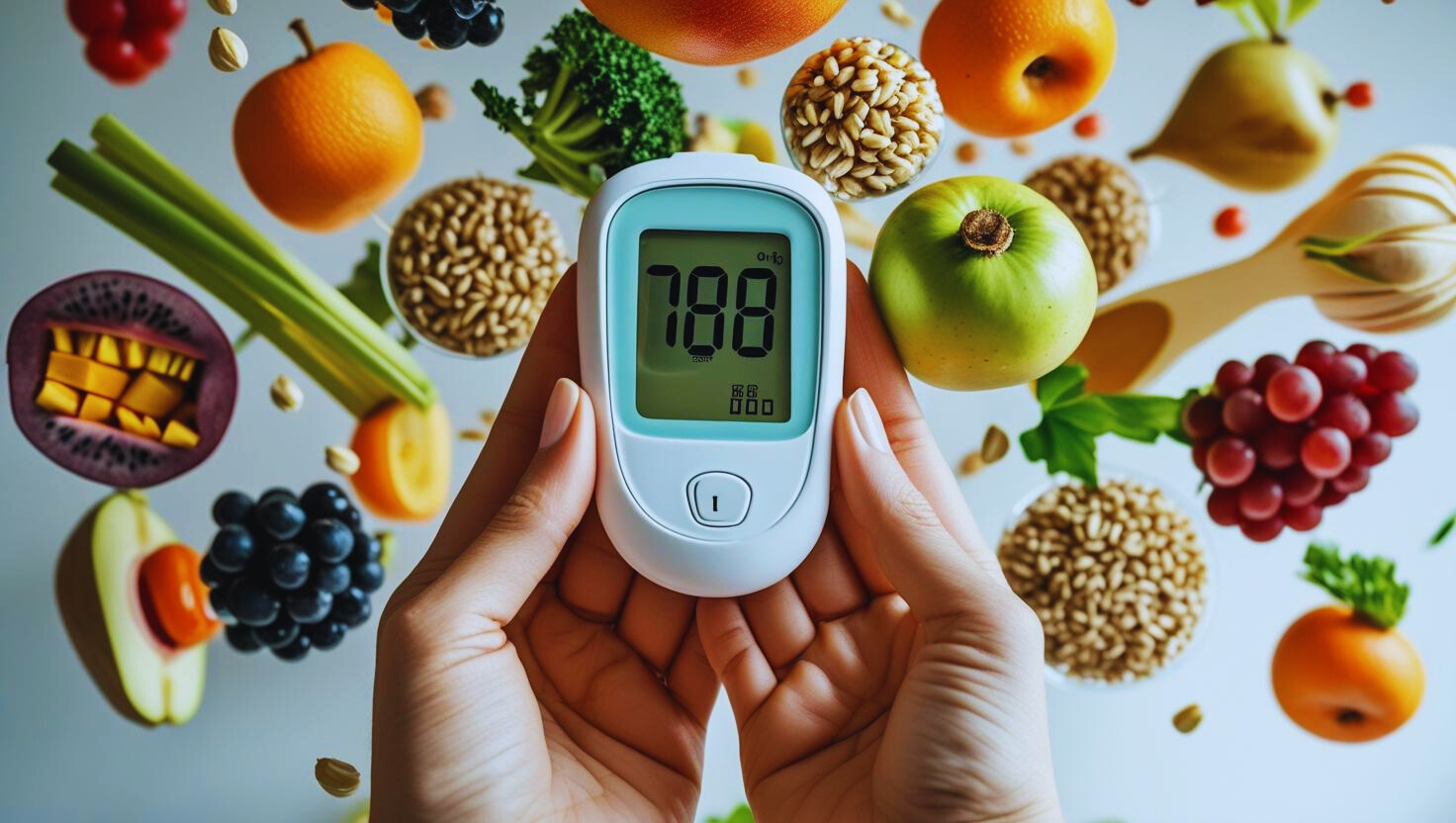 Delicious and healthy food for diabetes management